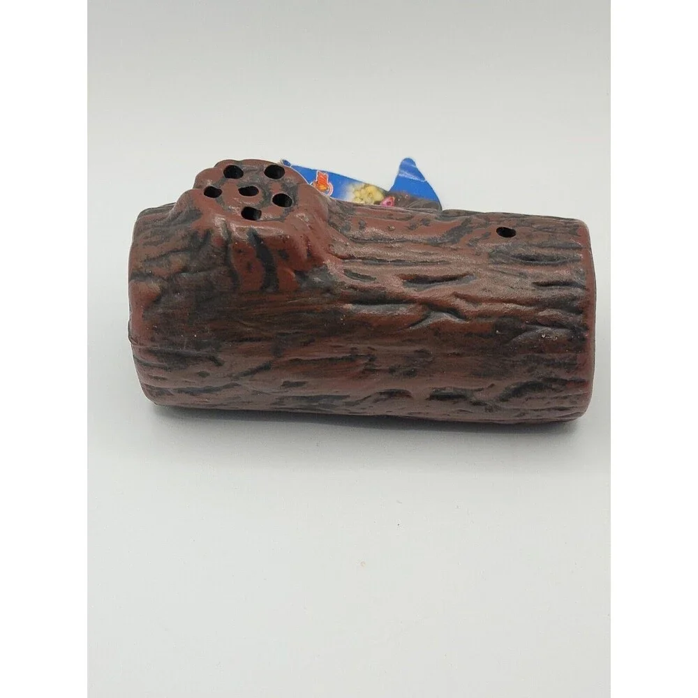 Zoo Med Ceramic Betta Log Aquarium Ornament Brown 4.25 in, Small